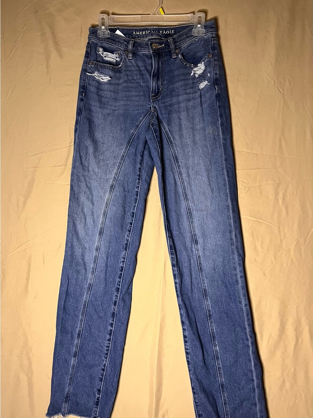 American Eagle Outfitters Women’s Comfort Stretch Mid Blue Jeans